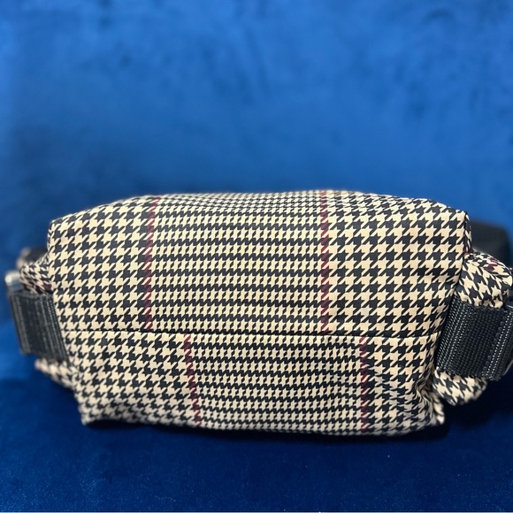 Lauren Ralph Lauren | VTG Houndstooth Small Hobo Handbag - Picture 11 of 14